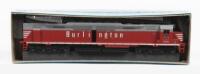 ATHEARN: A letter sealed HO scale model rail Locomotive Powered DD40 Burlington #6002 - 2