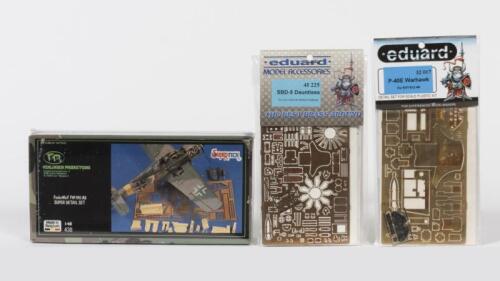 AIRCRAFT & DETAILS SET: A NOS Verlinden 1:48 scale model kit Focke Wulf FW190 & two Edouard details set in 1:32 & 1:48 scale