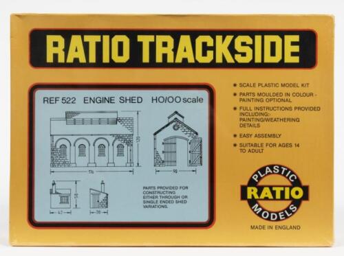 RATIO TRACKSIDE: A NOS Sealed HO/OO scale model rail Engine Shed