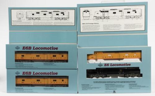 PROTO: Three NOS Limited edition HO scale model rail Locomotives including a E6 Locomotive & two unpowered E6B Locomotive