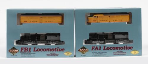 PROTO: Two NOS HO scale model rail Locomotives including FA1 & FB1 Locomotives
