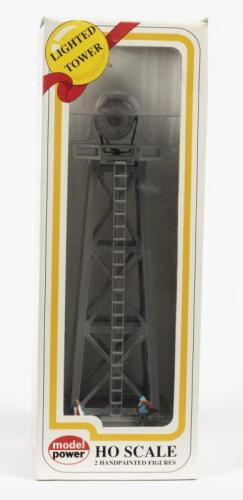MODEL POWER: A NOS HO scale model rail Search Light Tower