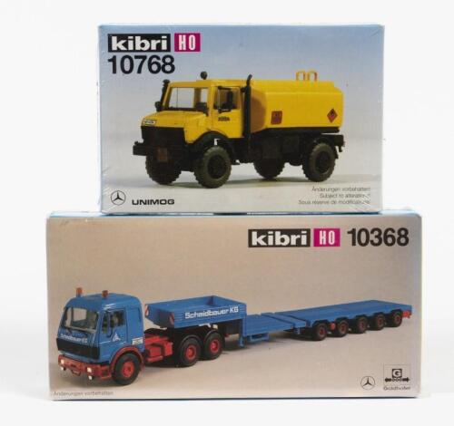 KIBRI: Two NOS Sealed HO scale model rail trucks