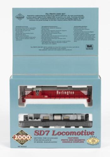 PROTO: A NOS Limited Edition HO scale model rail SD7 Locomotive 'Burlington #316'