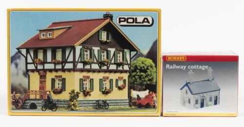 HORBY / POLA: Two NOS Sealed HO and 00 gauge scale model rail kit including a Farmer's house & a Railway Cottage