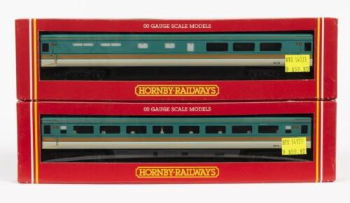 HORNBY: Two NOS 00 gauge scale model rail Midland Mainline Mk3 First buffet car & Open 2nd