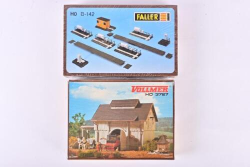 VOLLMER / FALLER: Two NOS Sealed HO scale model rail kits including a German house & tracks items