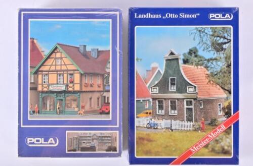 POLA: Two NOS Sealed HO scale model rail kits including a Landhus 'Otto Simon' & 'NEU' house