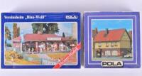 POLA: Two NOS Sealed HO scale model rail kits including a Tennis - club & a shop
