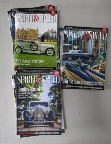 SPIRIT & SPEED: A group of consecutive editions of 'SPIRIT & SPEED' magazine. Issue 350 (SEPTEMBER 2018) to Issue 366 (MAY 2021).