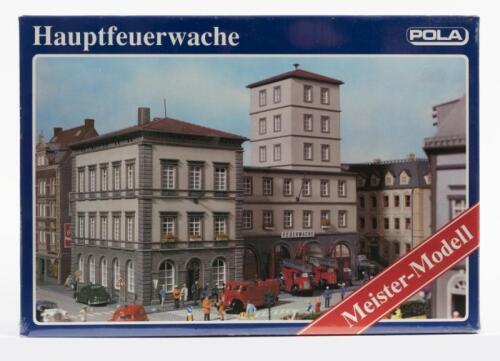 POLA: A NOS Sealed HO scale model rail Central Fire Station kit