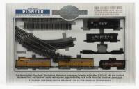 BACHMANN: A NOS Sealed HO scale Electric Train Set 'Pioneer' including, F7A & unpowered F7B locomotive & freight cars, Jumbo 56" x 38" oval tracks, Motive power, Rolling Stock and Accessories & Power Pack