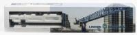 LINDEN - COMANSA: A NOS 1:87 scale model revolving tower crane Model 21 LC Series