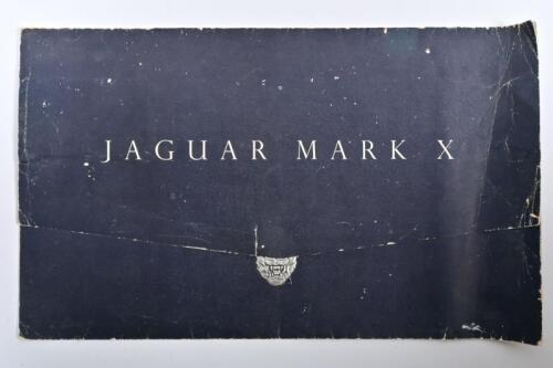 JAGUAR: A 1961 Jaguar Mark X large-format folding colour sales brochure