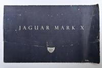 JAGUAR: A 1961 Jaguar Mark X large-format folding colour sales brochure