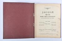 JAGUAR: An original XK120 spare parts catalogue, published October 1950, Publication J.8, appears complete, 100 pages - 2