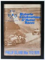AGP: A advertising poster for the 1978 Australian Grand Prix being the Golden Jubilee event (1928-1978)