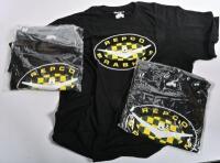REPCO BRABHAM: Three unused and sealed 'REPCO BRABHAM' Mens 2XL t-shirts by Champion