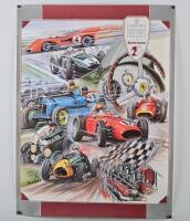 SILVERSTONE: A circa 1990 event poster of Christie's Historic Festival at Silverstone