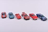 FERRARI: Six 1:43 scale Ferrari models. Bburago, Gama, Solido models