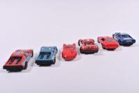 FERRARI: Six 1:43 scale Ferrari models. Bburago, Gama, Solido models - 2