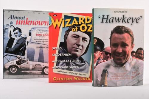 AUSTRALIAN RACING DRIVERS: Three books relating to Australian racing drivers