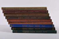 THE MOTOR: An exemplary consecutive set of 'The Motor YEARBOOK' from 1949 to 1957. All edited by Laurence Pomeroy and Rodney Walkerley