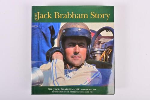 BRABHAM: 'The Jack Brabham Story' hardcover book by Sir Jack Brabham with Doug Nye