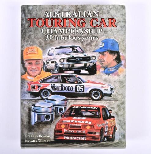A.T.C.C: 'AUSTRALIAN TOURING CAR CHAMPIONSHIP' hardcover book by Graham Howard, Stewart Wilson