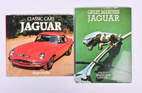 JAGUAR: Two Jaguar related books. 'CLASSIC CARS JAGUAR' by Roger Hicks