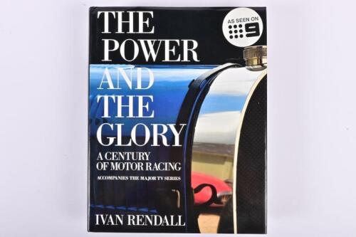 MOTOR RACING: 'THE POWER AND THE GLORY' hardcover book by Ivan Rendall
