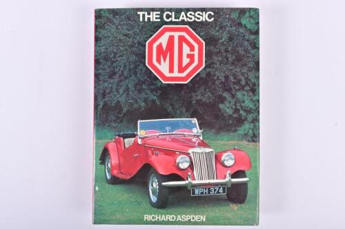 M.G: 'THE CLASSIC M.G' hardcover book by Richard Aspden