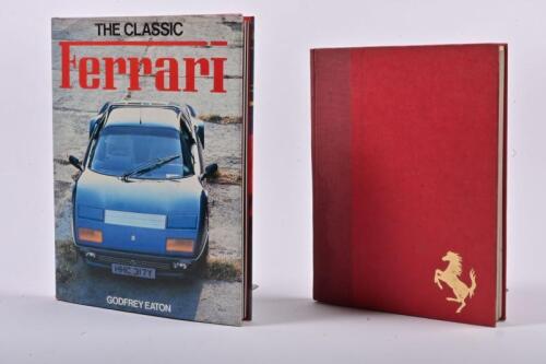 FERRARI: Two Ferrari hardcover books. 'Ferrari' by Godfrey Eaton