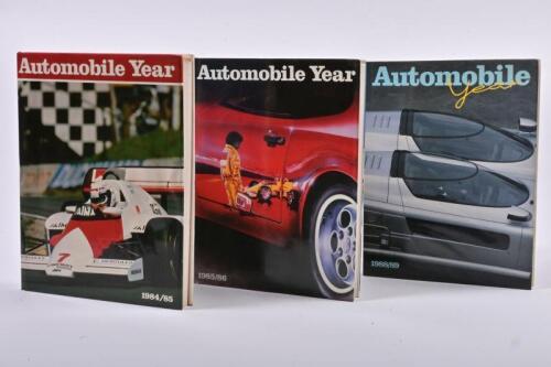 AUTOMOBILE YEAR: Three 'Automobile Year' hardcover books. No.32, No.33 & No.36