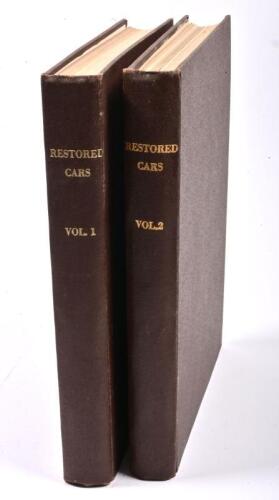 RESTORED CARS MAGAZINE: Two bound volumes of 'RESTORED CARS' magazine. No.1 - No.24