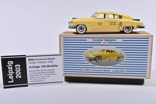 DINKY: A Dinky (Code 2) 1948 TUCKER TORPEDO by Matchbox (DY011/SA). Rare model