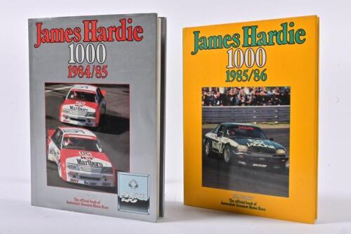JAMES HARDIE: Two editions of 'James Hardie 1000' by Bill Tuckey. 1984/85 & 1985/86