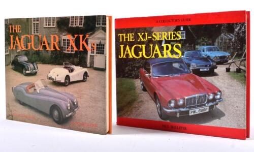 JAGUAR: Two small format Jaguar hardcover books by Paul Skilleter. 'THE JAGUAR XKs' & 'THE XJ-SERIES JAGUARS'