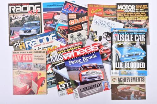 MOTORING/MOTOR RACING: An assortment of magazine titles detailing various aspects of motoring and motor racing. 'Ford in Motorsport - THE POWER IN FORMULA ONE' information magazine