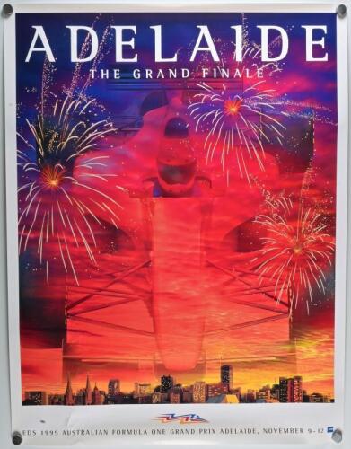 AUSTRALIAN GRAND PRIX: A 1995 Australian Grand Prix, Adelaide poster