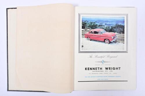 AUSTRALIAN MOTOR SPORTS: Two hardcover books detailing Australian motor sports. 'Australian MOTOR SPORTS Review 1958-59'