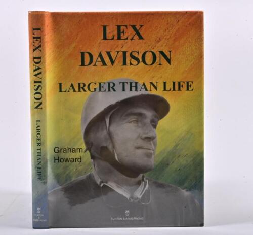DAVISON: 'LEX DAVISON - LARGER THAN LIFE' hardcover book by Graham Howard