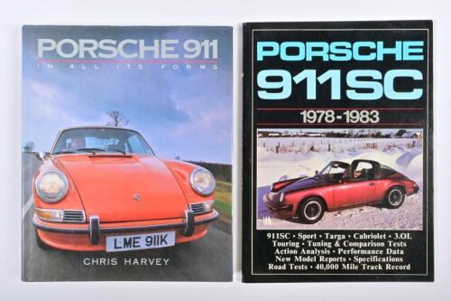 PORSCHE: Two Porsche related books. 'PORSCHE 911 IN ALL ITS FORMS' hardcover book by Chris Harvey