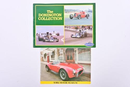 MUSEUMS: Two Museum booklets. 'THE DONINGTON COLLECTION' & 'YORK MOTOR MUSEUM' booklets