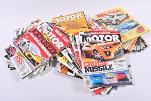 MOTOR: A quantity of 'MOTOR' magazines. Ranging in years 1985 - 1997, 1999 - 2013