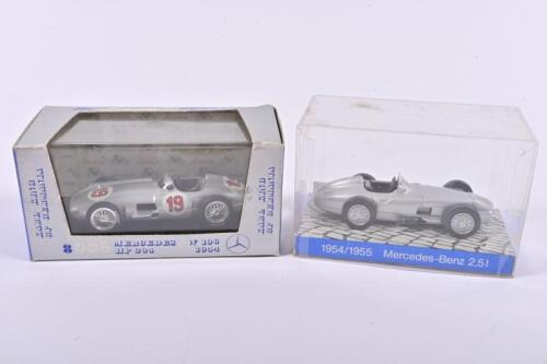 MERCEDES-BENZ: Two Mercedes-Benz 1:43 scale models. W 196 models
