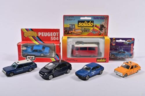 EUROPEAN DIECAST: A group of European diecast by various model manufacturers. Bburago, Polistil, Mercury, Solido models