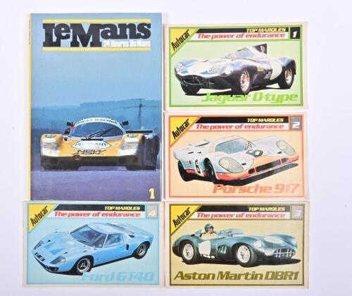 LE MANS: Five publications relating to Le Mans. 'Le Mans - 24 Heures Du Mans' hardcover book with Autocar booklets detailing Le Mans racing cars