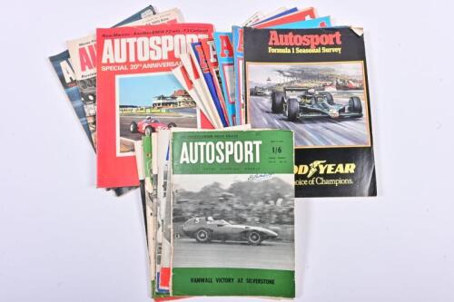 AUTOSPORT: A collection of 'AUTOSPORT' magazines. Issues ranging in years 1956 - 1990