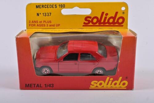 MERCEDES-BENZ: A 1:43 scale solido MERCEDES 190 (No 1337)